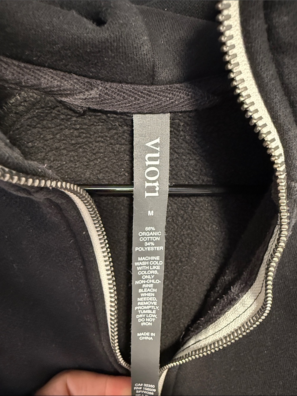 Vuori Charcoal Half-Zip Hoodie - Picture 2 of 5